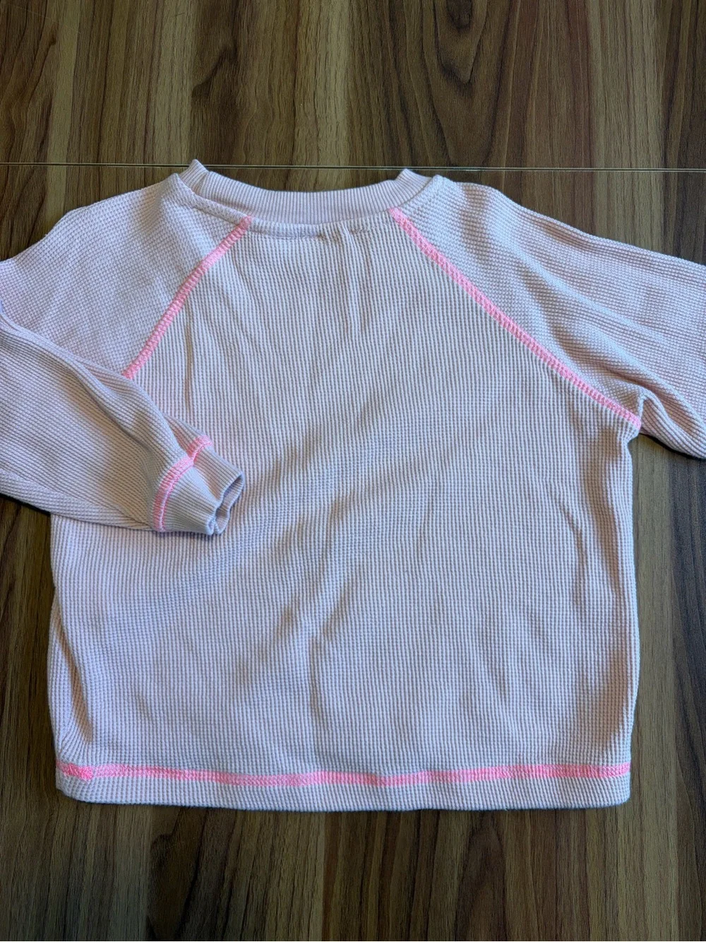 Zara 3Y Waffle Knit Pink Short Set